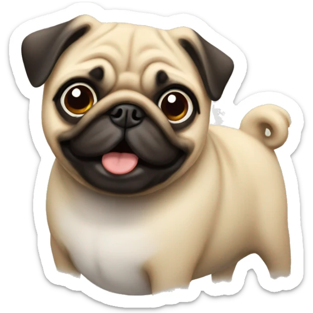 Pug sticker