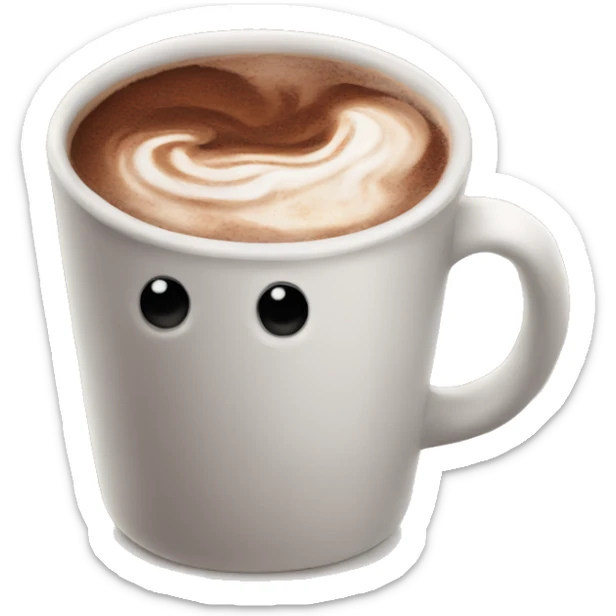 hot chocolate  sticker