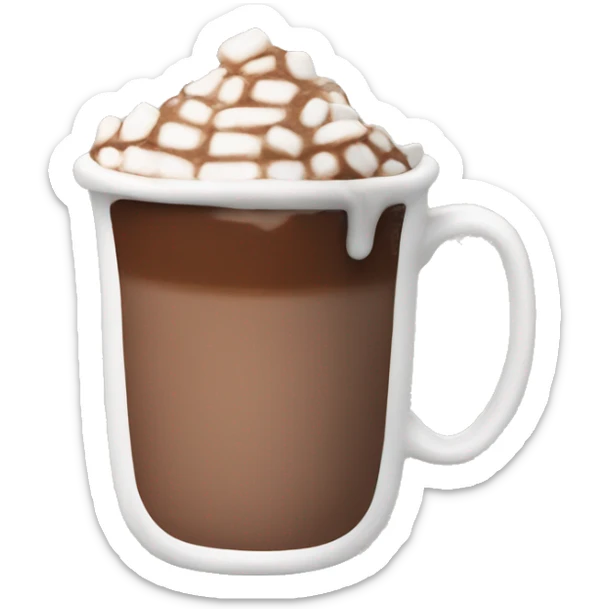 hot chocolate  sticker