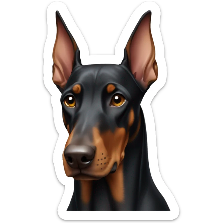 Doberman sticker
