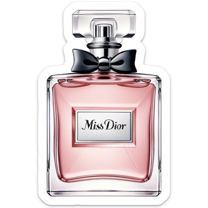 Miss dior perfume sticker