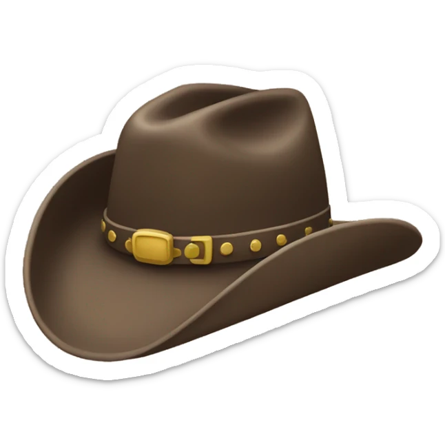 cowboy hat sticker