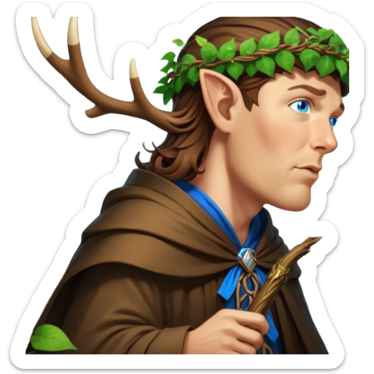Forest Wizard sticker