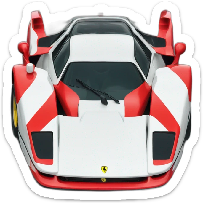 ferrari F40 sticker