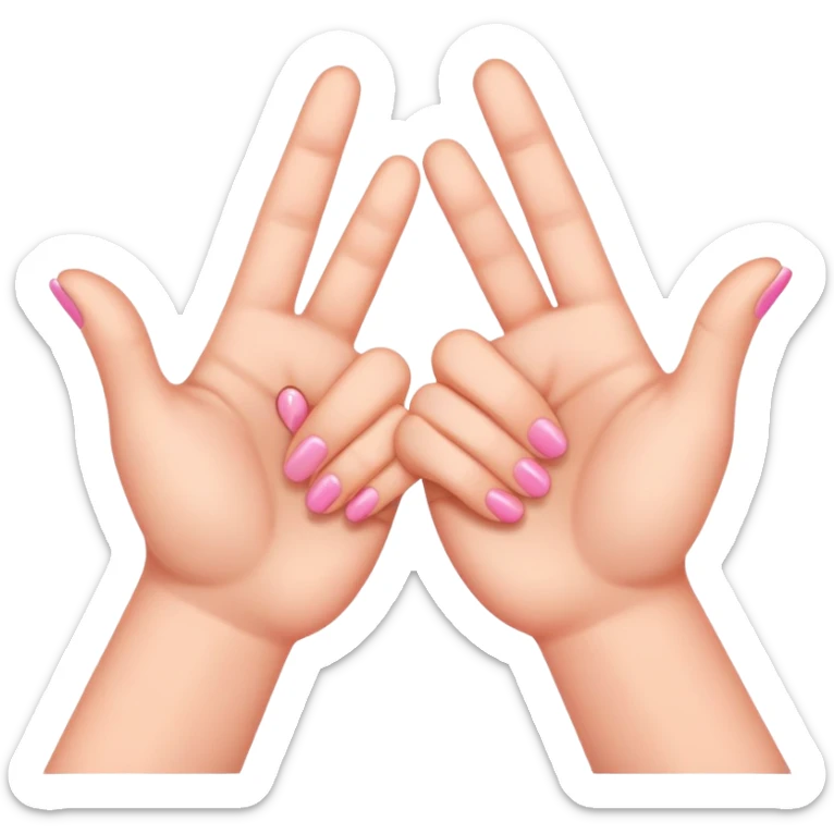 Pinky promise sticker