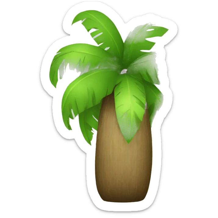  coconut green  sticker