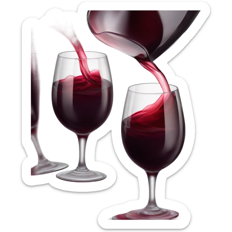 Red wine  sticker