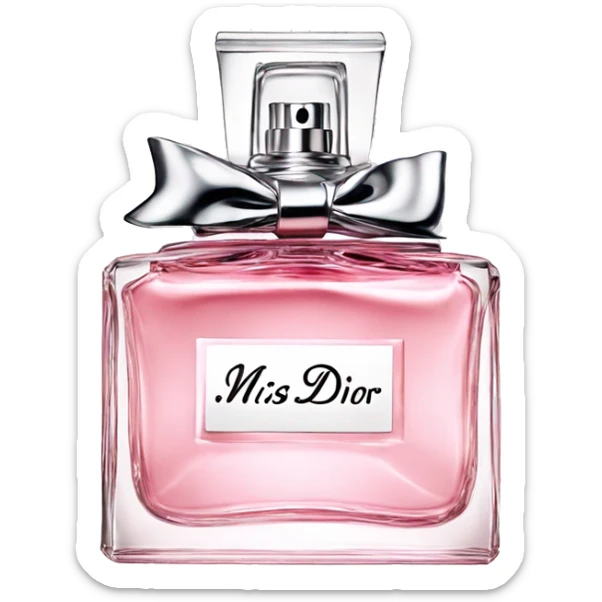 Miss dior perfume sticker