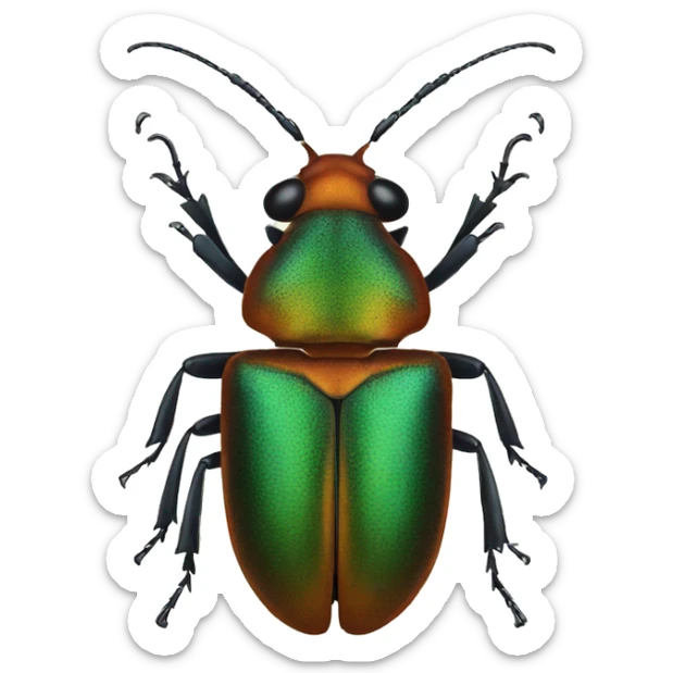Beetle sticker