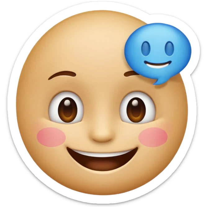 Készíts egy olyan emojit ami animál is a weboldalamon, mintegy segtségként jelenik meg , amit információk mellé tudok rakni képként! sticker