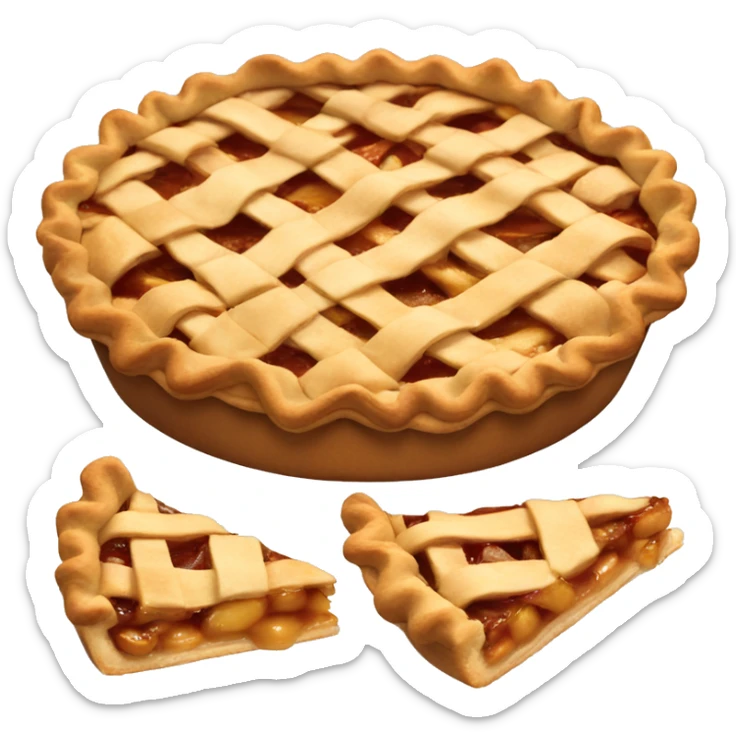 apple pie sticker
