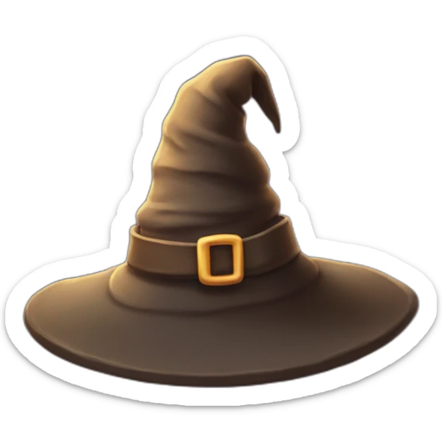 witch hat sticker