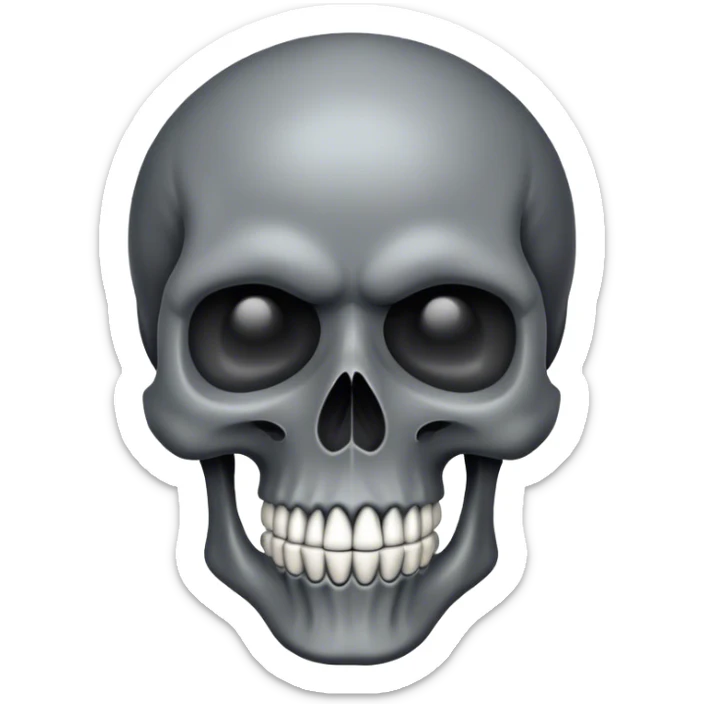 Cool skull sticker