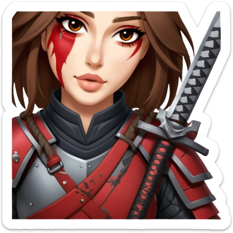Battle-Ready Samurai sticker