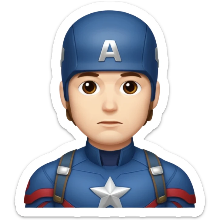 Captain america sticker