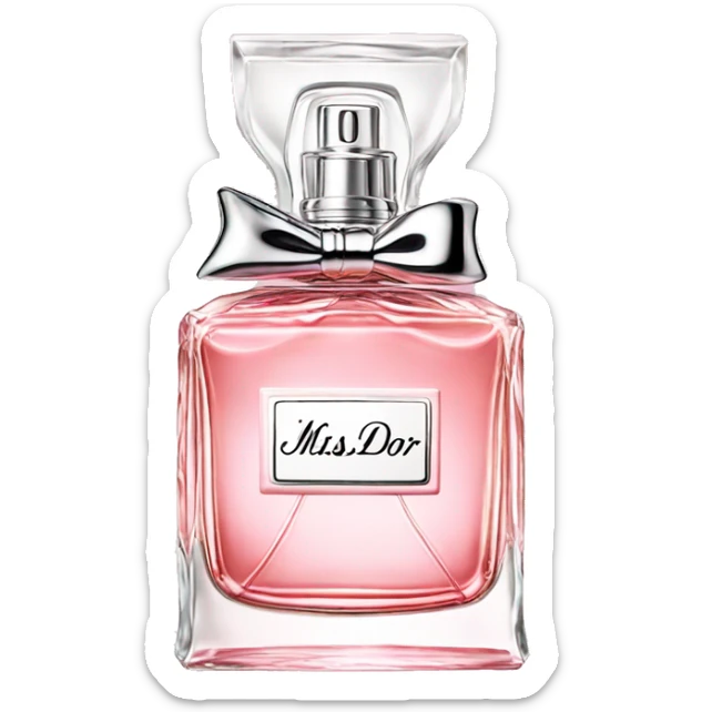 Miss dior perfume sticker