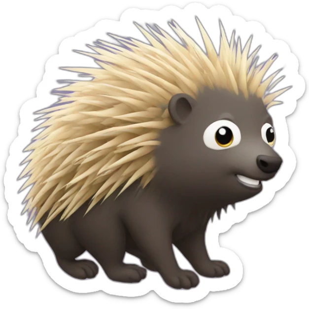 Porcupine sticker