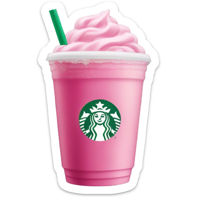 starbucks pink drink sticker
