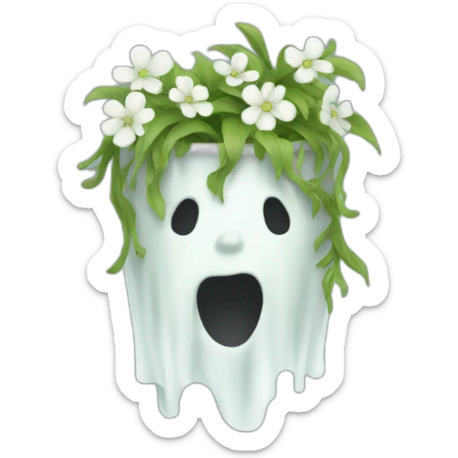 The Spring Ghost sticker
