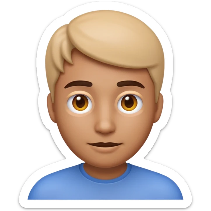 3d emoji style portrait of the person in the photo sticker