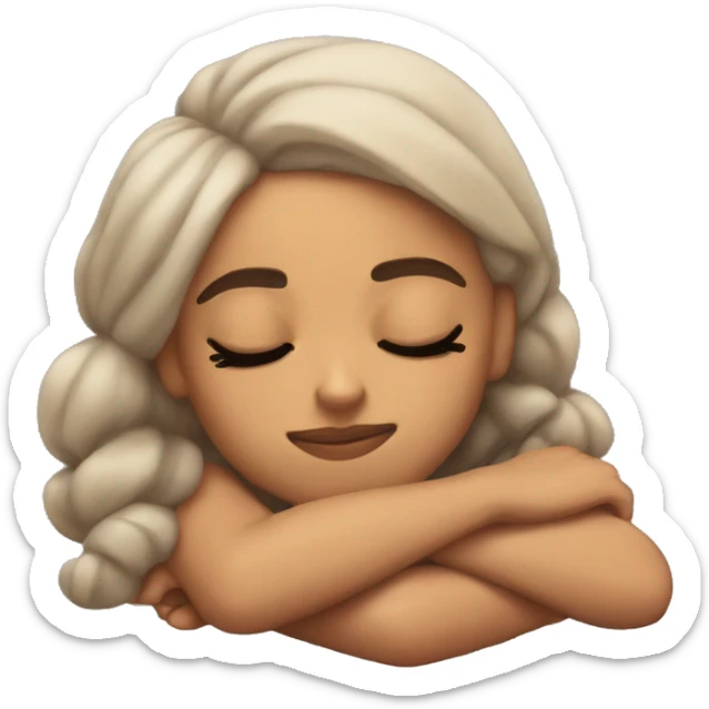 Ariana Grande sleeping sticker