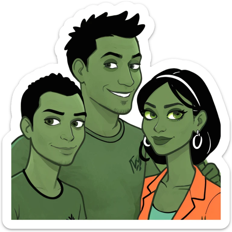 Jet Set Josh King Madrid and Tefi Valenzuela, Peruvian ex novia de millionario de digital, mingling at exclusive luxury fashion gala. sticker