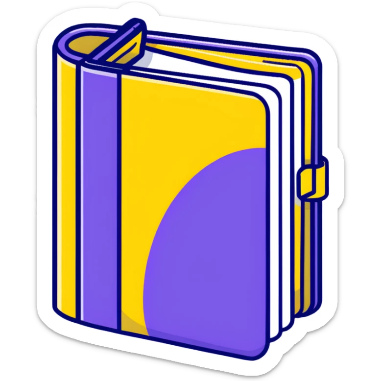 Closed purple book identical to the red book emoji 📕 but purple colored with "VOL. 5" written on the cover sticker