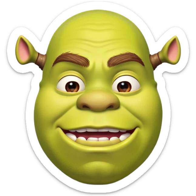Shrek. Ayo, pee pee poo poo check! PEE PEE POO POO OO OOOOOHHHH PEE PEE POO POO (autotuned except for Shrek. Ayo, pee pee poo poo check!) Part 1 sticker