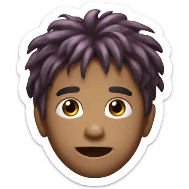 crie uma personagem de anime que tenha cabelo vermelho e orelhas de raposa zumbi sticker