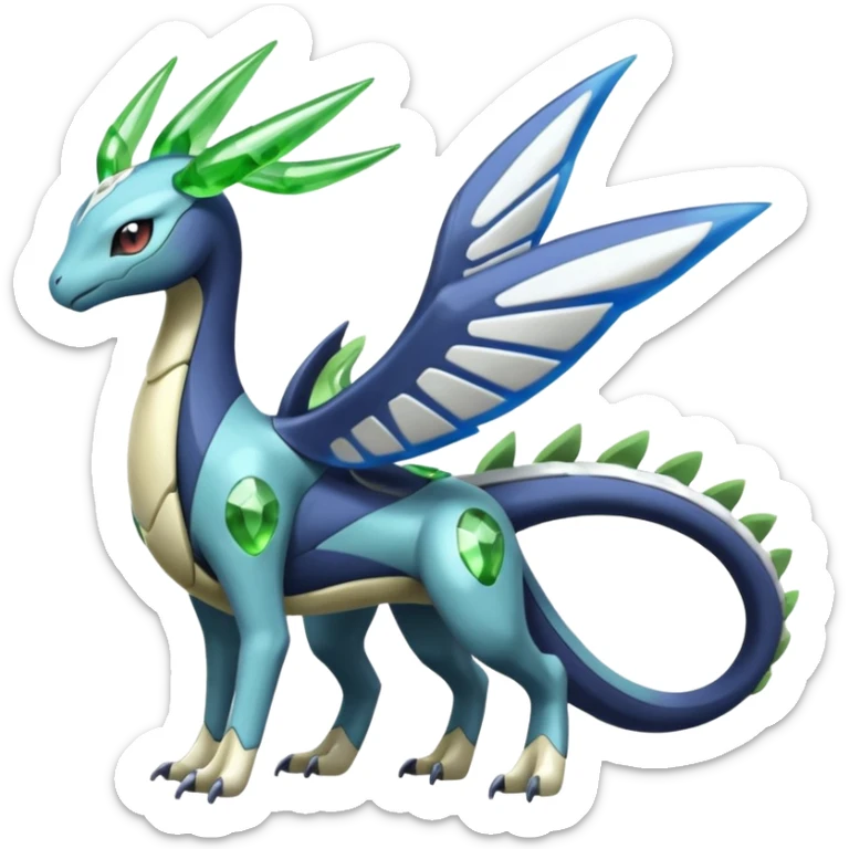 Meloetta-Zygarde-Cresselia-Palkia-Dialga-Electrike-Manectric-Fakémon-fusion, full body sticker