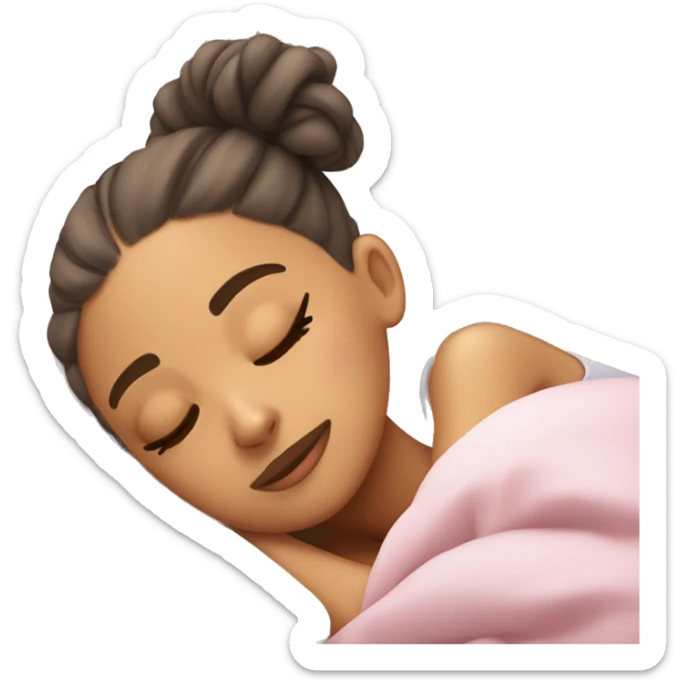 Ariana Grande sleeping sticker