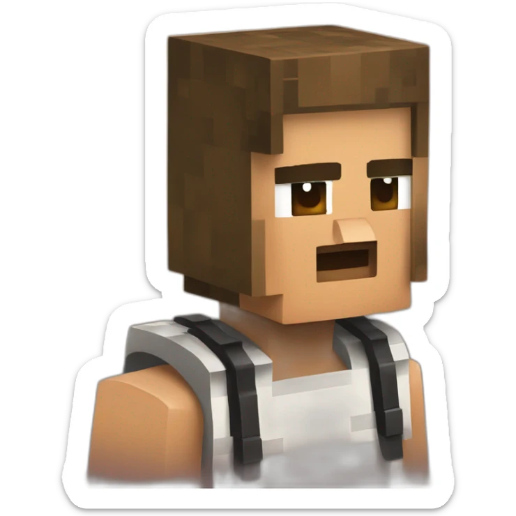 Minecraft game sticker