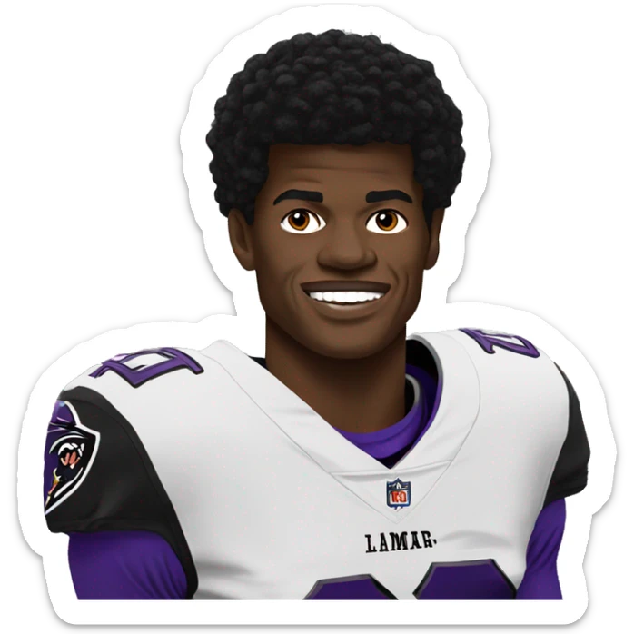 lamar jackson sticker