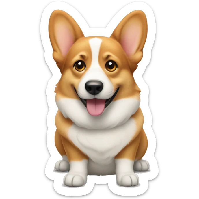 Corgi sticker
