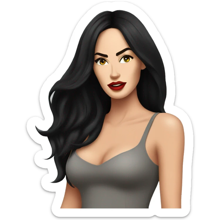 megan fox sticker