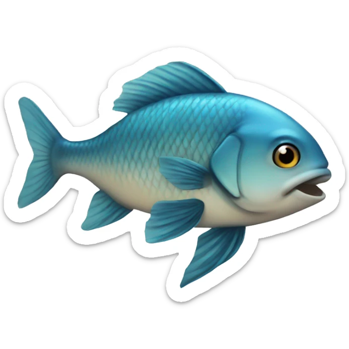 Fish sticker