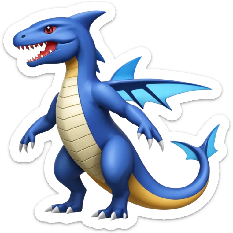 Latios-Garchomp-Gabite-Amaura-Salandit-Helioptile-fusion (full body) sticker