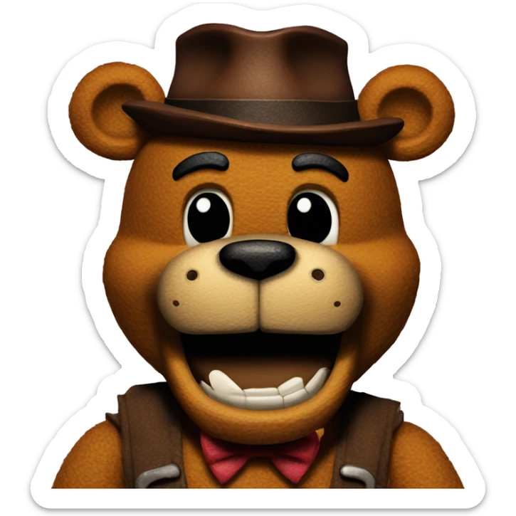 Freddy Fazbear sticker