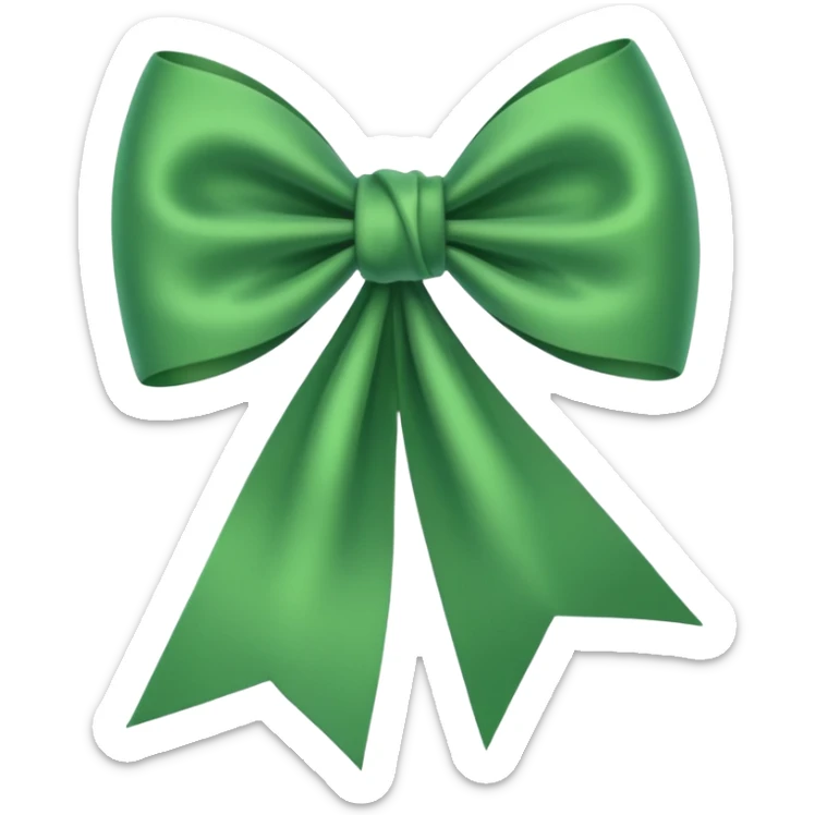 Give me green ribboncreat green ribbon emoji emoji sticker
