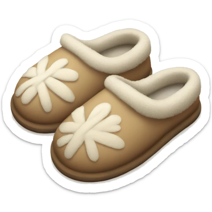 Cozy slippers sticker