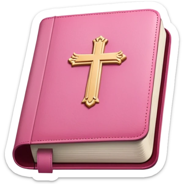Pink bible sticker