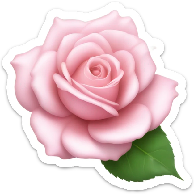 pink rose  sticker