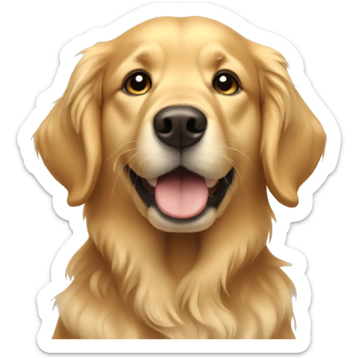 Golden retriever sticker