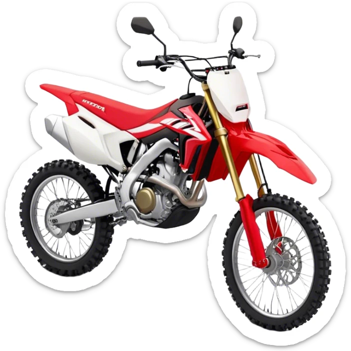 Honda CRF (Dirtbike) - Honda CRF250R (Model Year: 2022) (Iconic colour: Red) sticker
