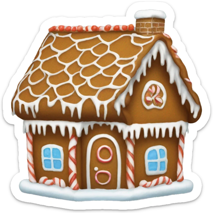 gingerbread house sticker