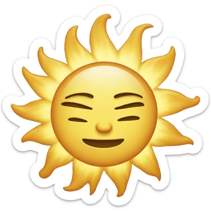 the sun sticker