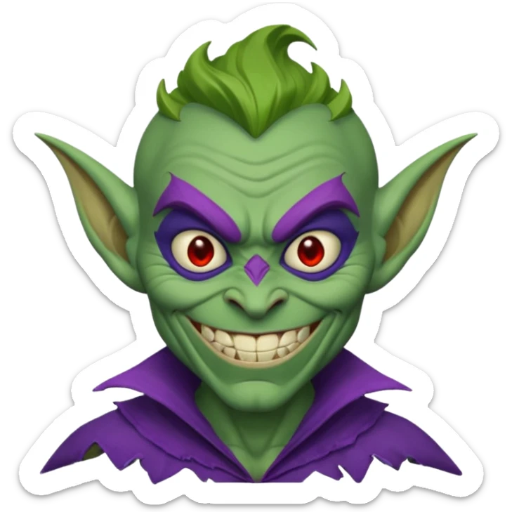 evil Green Goblin sticker