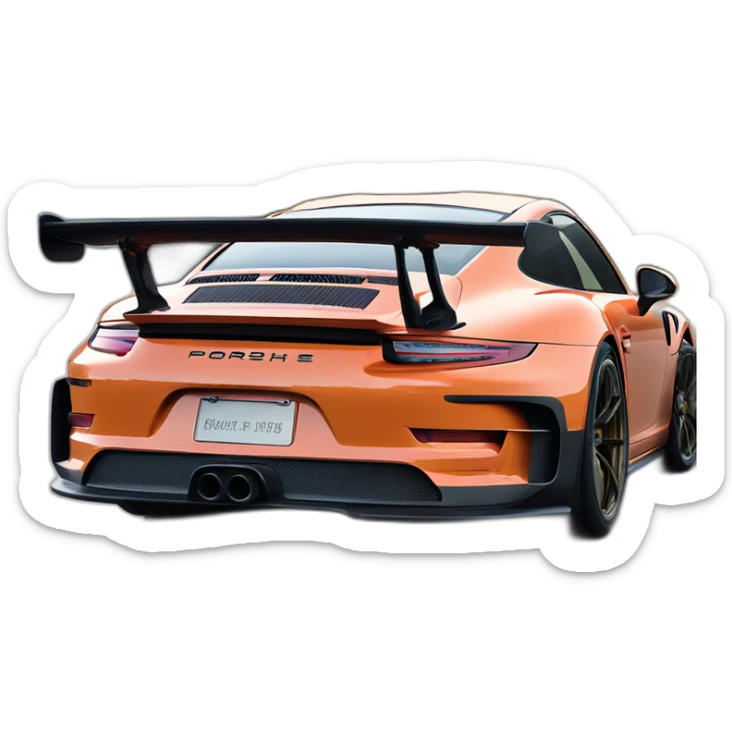 Porsche 911 gt3 rs sticker