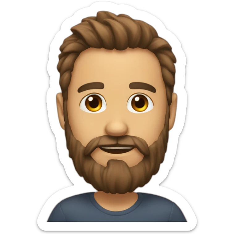 цршеу beard sticker