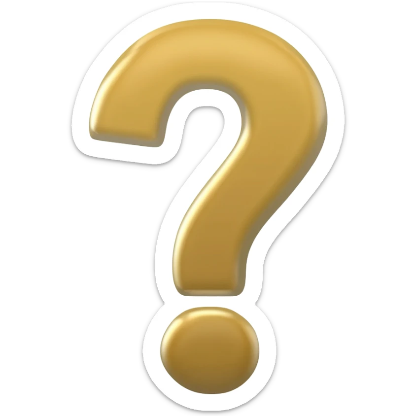 que se pregunta sticker